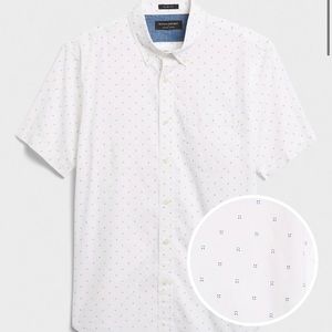 Short Sleeve Slim-Fit Organic Cotton Shirt